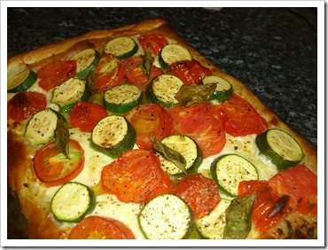 courgette and tomato tart 001