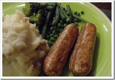 quorn-sausage-and-mash