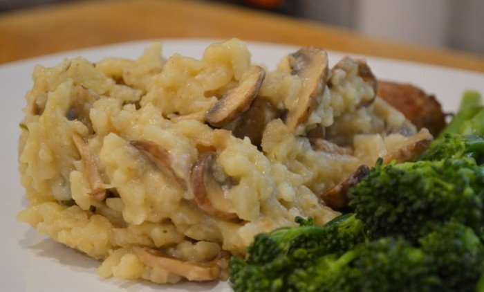 Recipe: Slow Cooker Vegetarian Mushroom Risotto | Planet Veggie