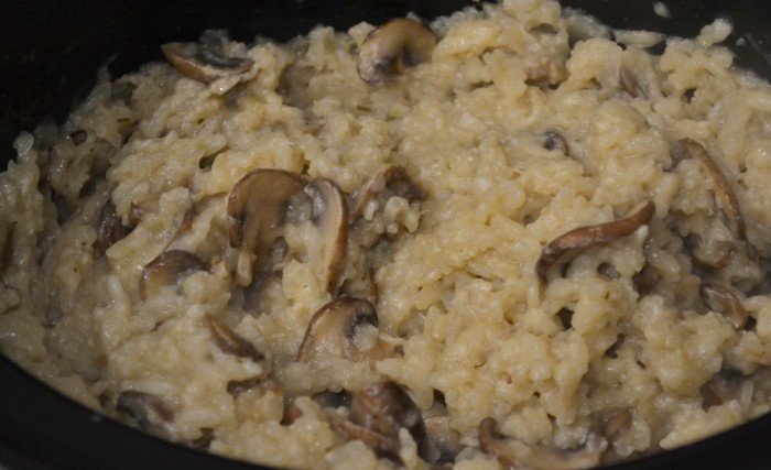 Recipe: Slow Cooker Vegetarian Mushroom Risotto | Planet Veggie