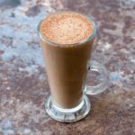 raw cacao hot chocolate in a glass