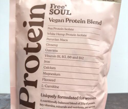 Bag of protein powder
